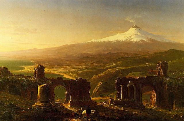 Mount Aetna from Taormina by Thomas Cole (1843)